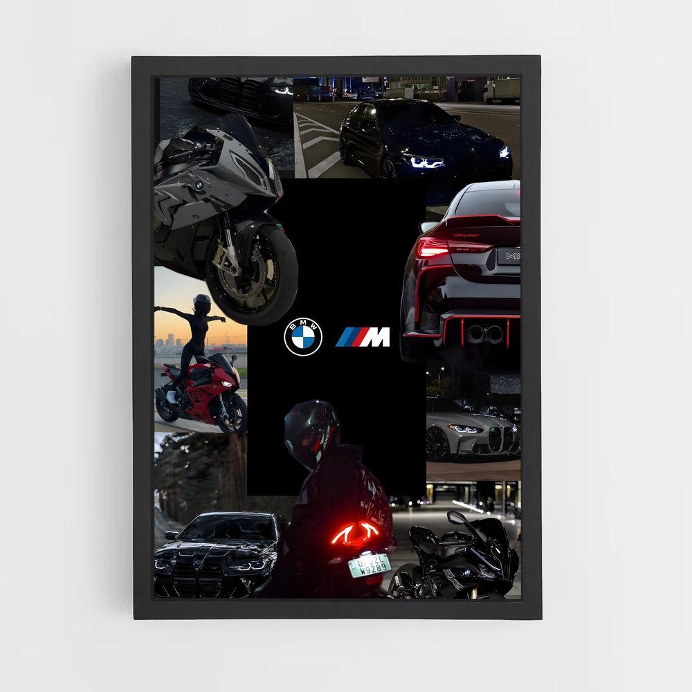 Poster Rallye Urbain – affiche BMW (vue 2)